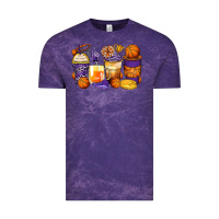 Cloud Purple basketball coffee cups Vintage Tee - Zillion Design Studio