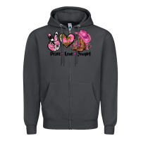 Smoke peace love  cowgirl Zipper Hoodie - AdoDesignShop