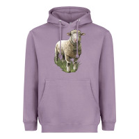 Lavender dorset sheep Heavyweight Hoodie - LillyAllenDesigns