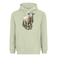 Matcha dorset sheep Heavyweight Hoodie - LillyAllenDesigns