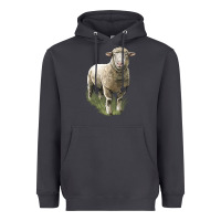 Smoke dorset sheep Heavyweight Hoodie - LillyAllenDesigns
