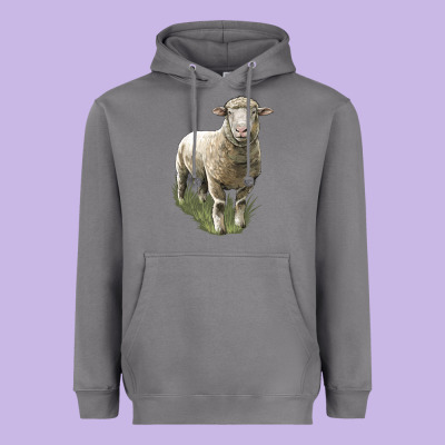 Dorset Sheep Heavyweight Hoodie Designed By Lillyallendesigns