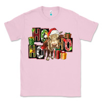 Bubblegum Pink ho ho ho heifer Classic Tee - FaDigitalArtStudio