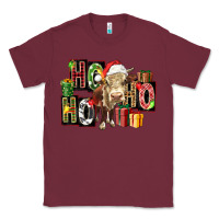 Burgundy ho ho ho heifer Classic Tee - FaDigitalArtStudio