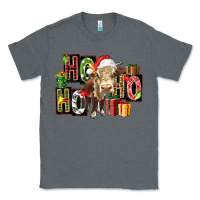 Charcoal Heather ho ho ho heifer Classic Tee - FaDigitalArtStudio