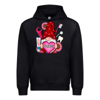 Black valentines day dentist gnome Urban Hoodie - RanaPortraitStore