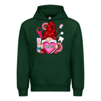 Forest Green valentines day dentist gnome Urban Hoodie - RanaPortraitStore