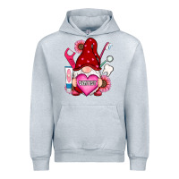 Heather Grey valentines day dentist gnome Urban Hoodie - RanaPortraitStore