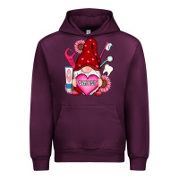 Mauve Wine valentines day dentist gnome Urban Hoodie - RanaPortraitStore