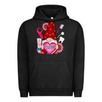 Pigment Black valentines day dentist gnome Urban Hoodie - RanaPortraitStore