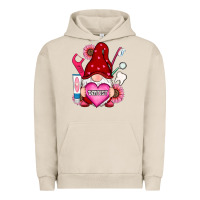 Pigment French Oak valentines day dentist gnome Urban Hoodie - RanaPortraitStore