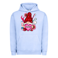 Pigment Grape Ice valentines day dentist gnome Urban Hoodie - RanaPortraitStore