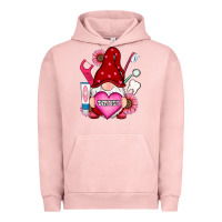 Pigment Salmon valentines day dentist gnome Urban Hoodie - RanaPortraitStore