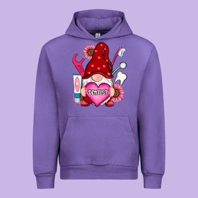Valentines Day Dentist Gnome Urban Hoodie Designed By Ranaportraitstore