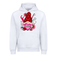 White valentines day dentist gnome Urban Hoodie - RanaPortraitStore