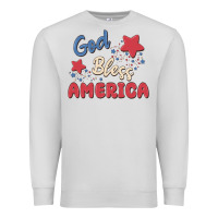 Dove Grey god bless america Premium Sweatshirt - MaliasSmallBusiness