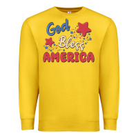 Lemon god bless america Premium Sweatshirt - MaliasSmallBusiness