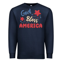 Navy god bless america Premium Sweatshirt - MaliasSmallBusiness
