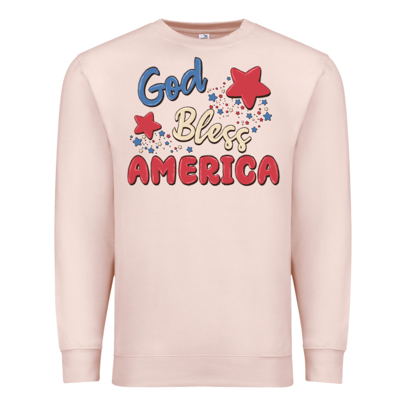 God Bless America Premium Sweatshirt by MaliasSmallBusiness | Teevron