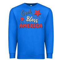 True Royal god bless america Premium Sweatshirt - MaliasSmallBusiness