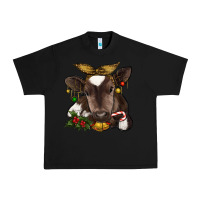 Black christmas baby cow Urban Heavy Tee - RanaPortraitStore