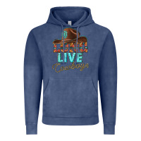 Vintage Denim long live cowboys Vintage Hoodie - texasbilliewilder