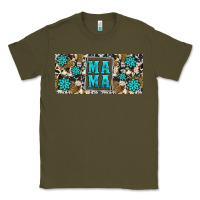 Army Green western cowhide mama 16oz libbey glass Classic Tee - HRA Design Shop