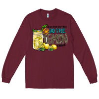Burgundy if you drink dont drive do the lemon crawl Long Sleeve Tee - RacoonDesign
