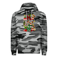 Slate Camo ho ho ho reindeer Premium Hoodie - MaliasSmallBusiness