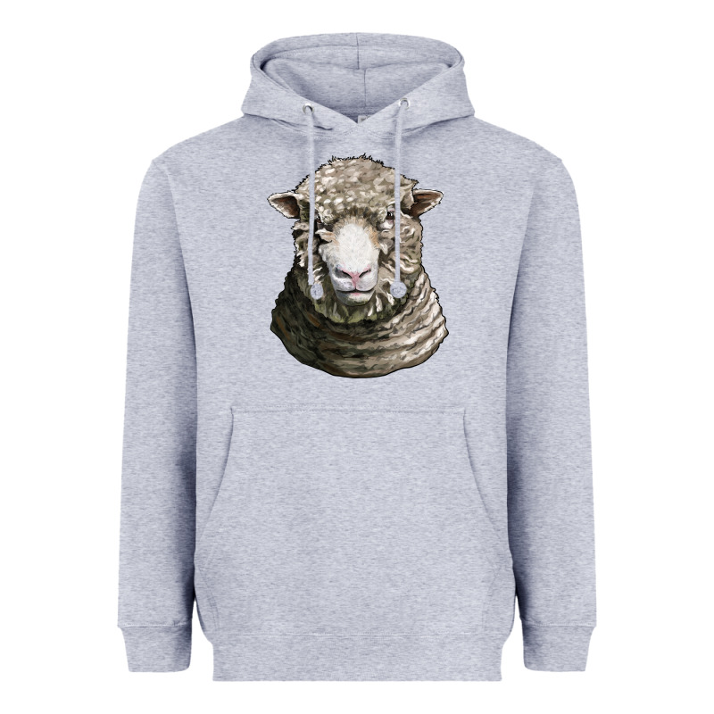 Dorset Sheep Head Heavyweight Hoodie by LillyAllenDesigns | Teevron