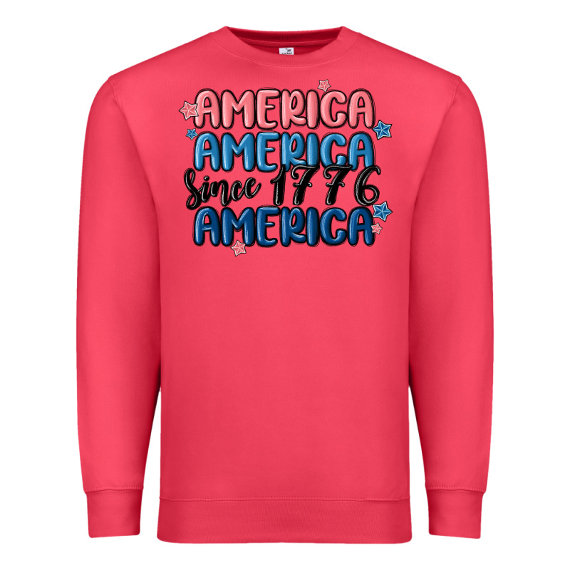 America Since 1776 Premium Sweatshirt by MaliasSmallBusiness | Teevron