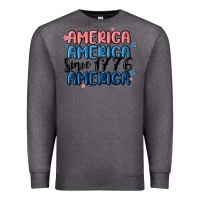 Charcoal Heather america since 1776 Premium Sweatshirt - MaliasSmallBusiness