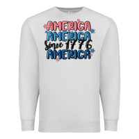 Dove Grey america since 1776 Premium Sweatshirt - MaliasSmallBusiness