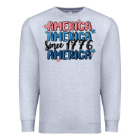Heather Grey america since 1776 Premium Sweatshirt - MaliasSmallBusiness