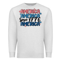 Oatmeal Heather america since 1776 Premium Sweatshirt - MaliasSmallBusiness