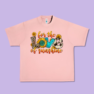 For The Love Of Sunshine Urban Heavy Tee Designed By Zillion Design Studio