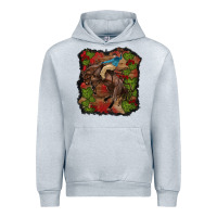 Heather Grey valentines day cowboy cactus rose Urban Hoodie - RanaPortraitStore
