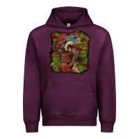 Mauve Wine valentines day cowboy cactus rose Urban Hoodie - RanaPortraitStore