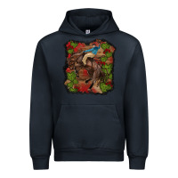 Navy valentines day cowboy cactus rose Urban Hoodie - RanaPortraitStore