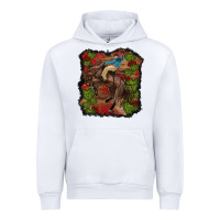 White valentines day cowboy cactus rose Urban Hoodie - RanaPortraitStore