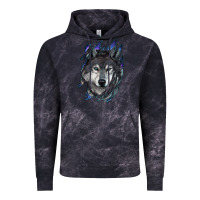 Cloud Black Wolf scratch mark Vintage Hoodie - RanaPortraitStore