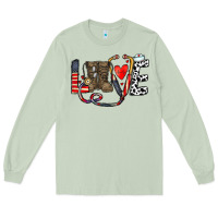 Matcha america nurse Long Sleeve Tee - CowhideDigitalArt