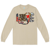 Mushroom america nurse Long Sleeve Tee - CowhideDigitalArt