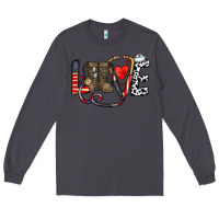 Smoke america nurse Long Sleeve Tee - CowhideDigitalArt