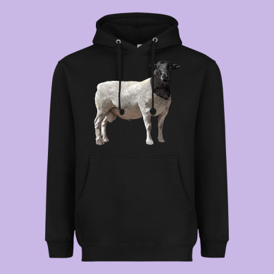 Dorper Sheep Heavyweight Hoodie Designed By Lillyallendesigns