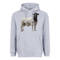 Heather Grey dorper sheep Heavyweight Hoodie - LillyAllenDesigns