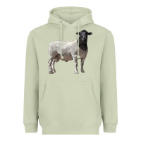 Matcha dorper sheep Heavyweight Hoodie - LillyAllenDesigns