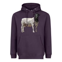 Plum dorper sheep Heavyweight Hoodie - LillyAllenDesigns