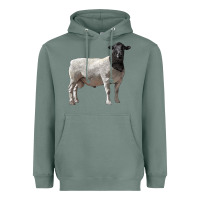 Sage dorper sheep Heavyweight Hoodie - LillyAllenDesigns