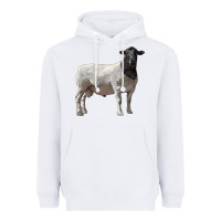 White dorper sheep Heavyweight Hoodie - LillyAllenDesigns